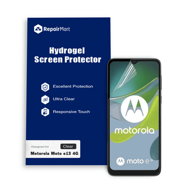 Motorola Moto e13 4G Compatible Premium Hydrogel Screen Protector With Full Coverage Ultra HD